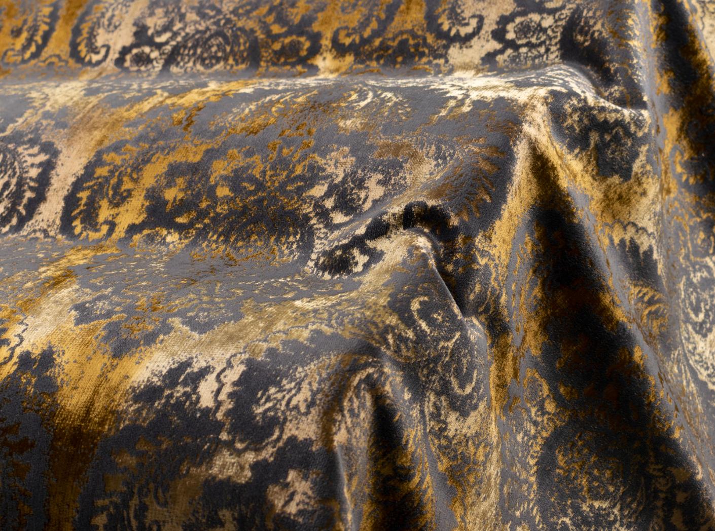 Tyg Barok Medallion 402 Giallo Tyg Barok Medallion 402 Giallo