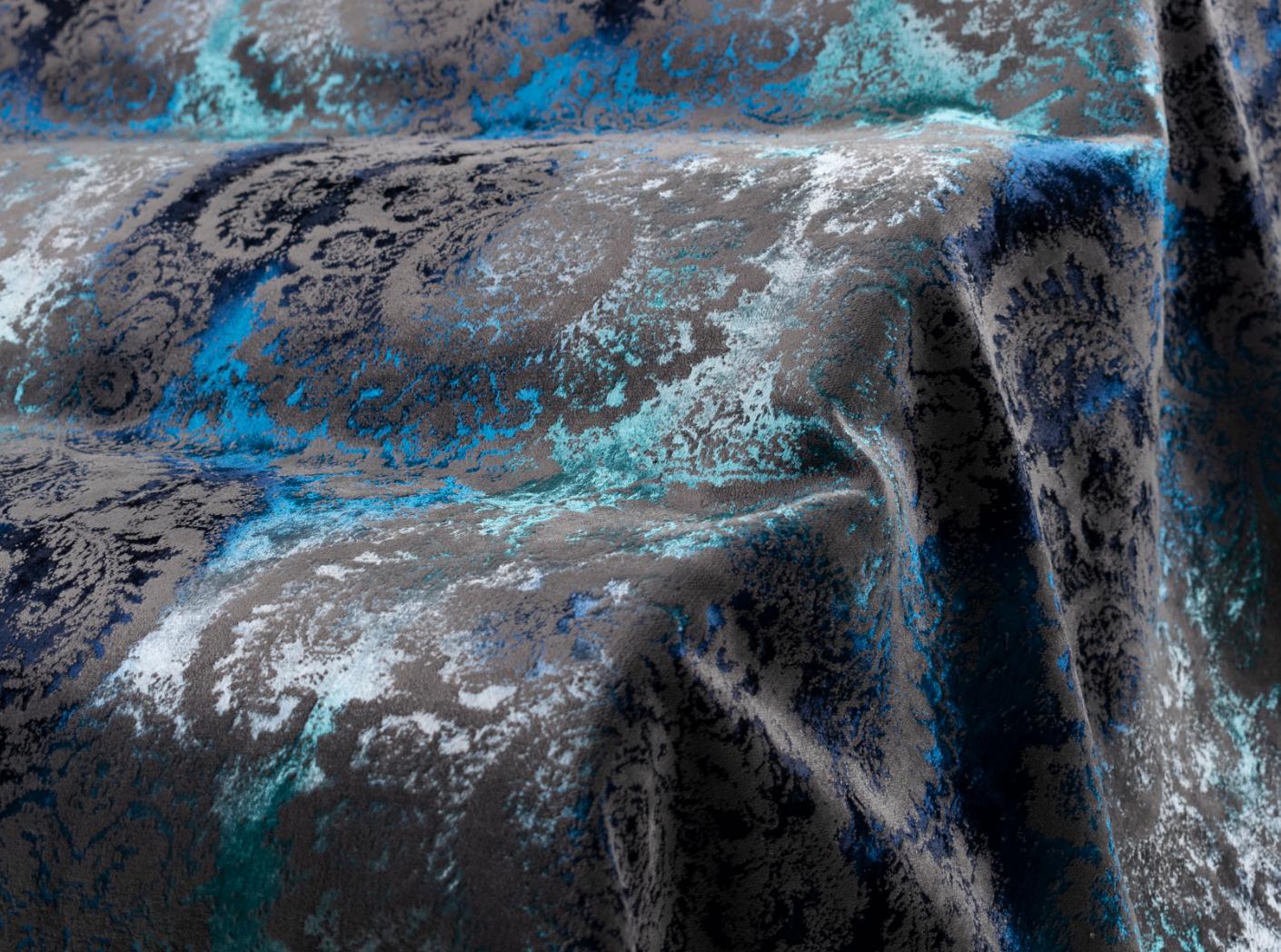 Tyg Barok Medallion 406 Blu Tyg Barok Medallion 406 Blu