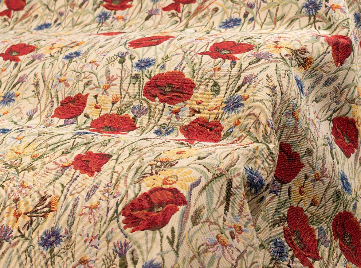 Tyg Nostalgi Vallmo Tyg Nostalgi Vallmo