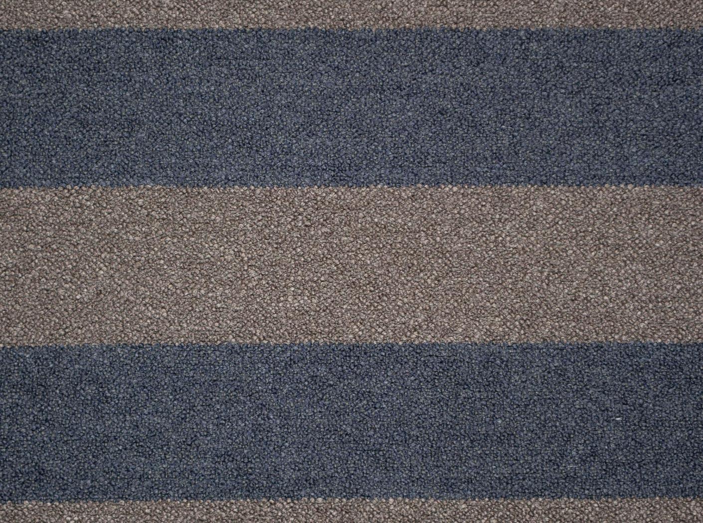 Tyg Barnum Stripe 1 Ocean/Brown Tyg Barnum Stripe 1 Ocean/Brown