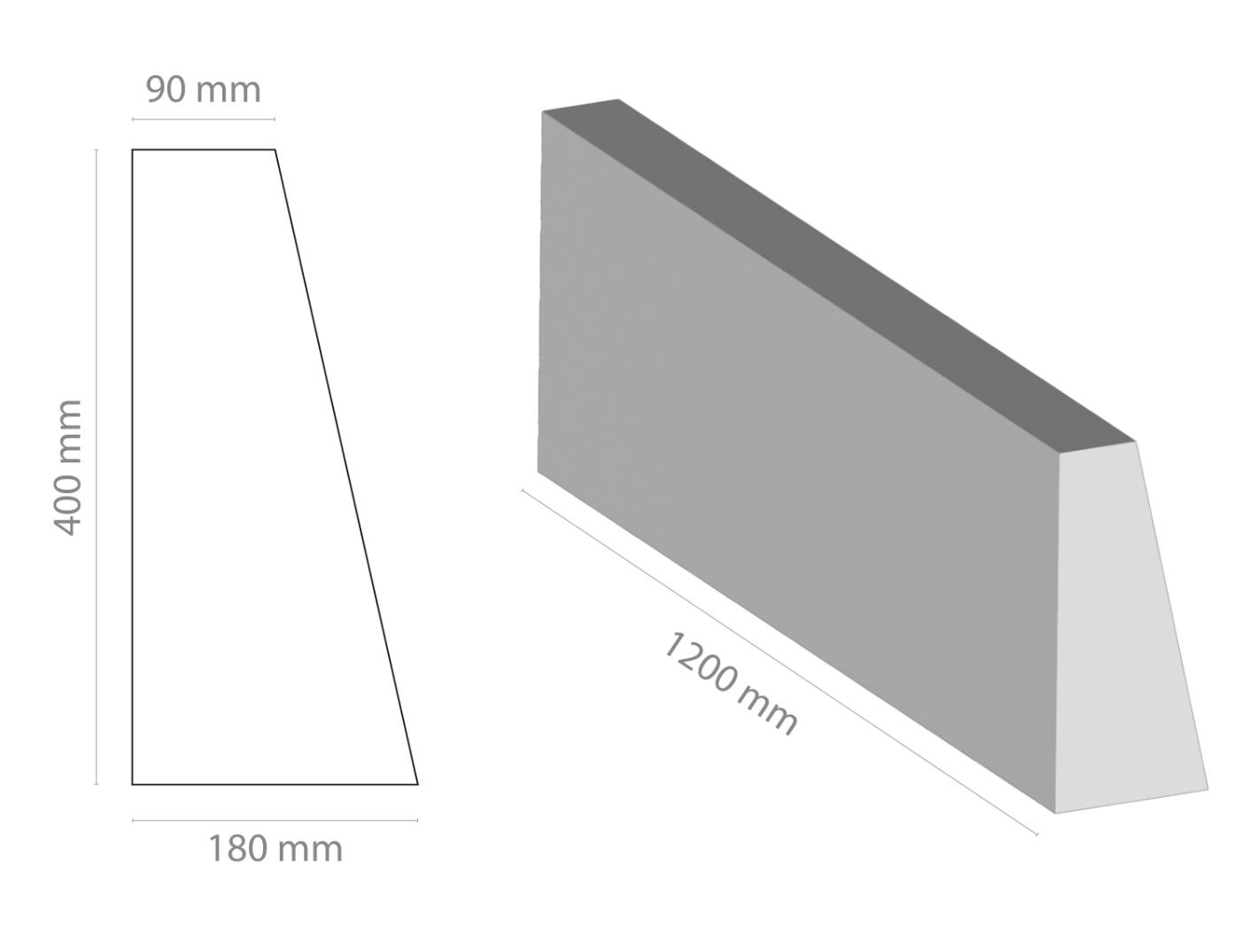 Snedskuren Polyeterrygg Snedskuren Polyeterrygg