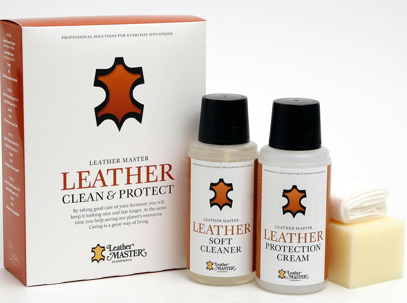 LM Leather cleaning & protection kit, Maxi, 250ml LM Leather cleaning & protection kit, Maxi, 250ml