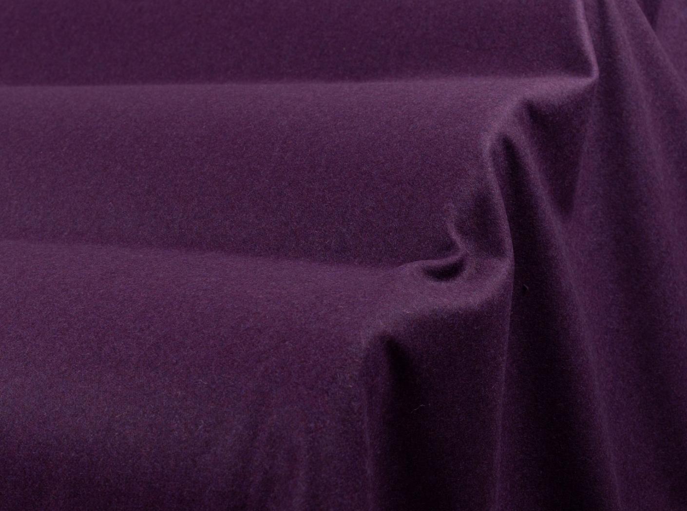 Tyg Wooly 2255 Dark lilac  Tyg Wooly 2255 Dark lilac