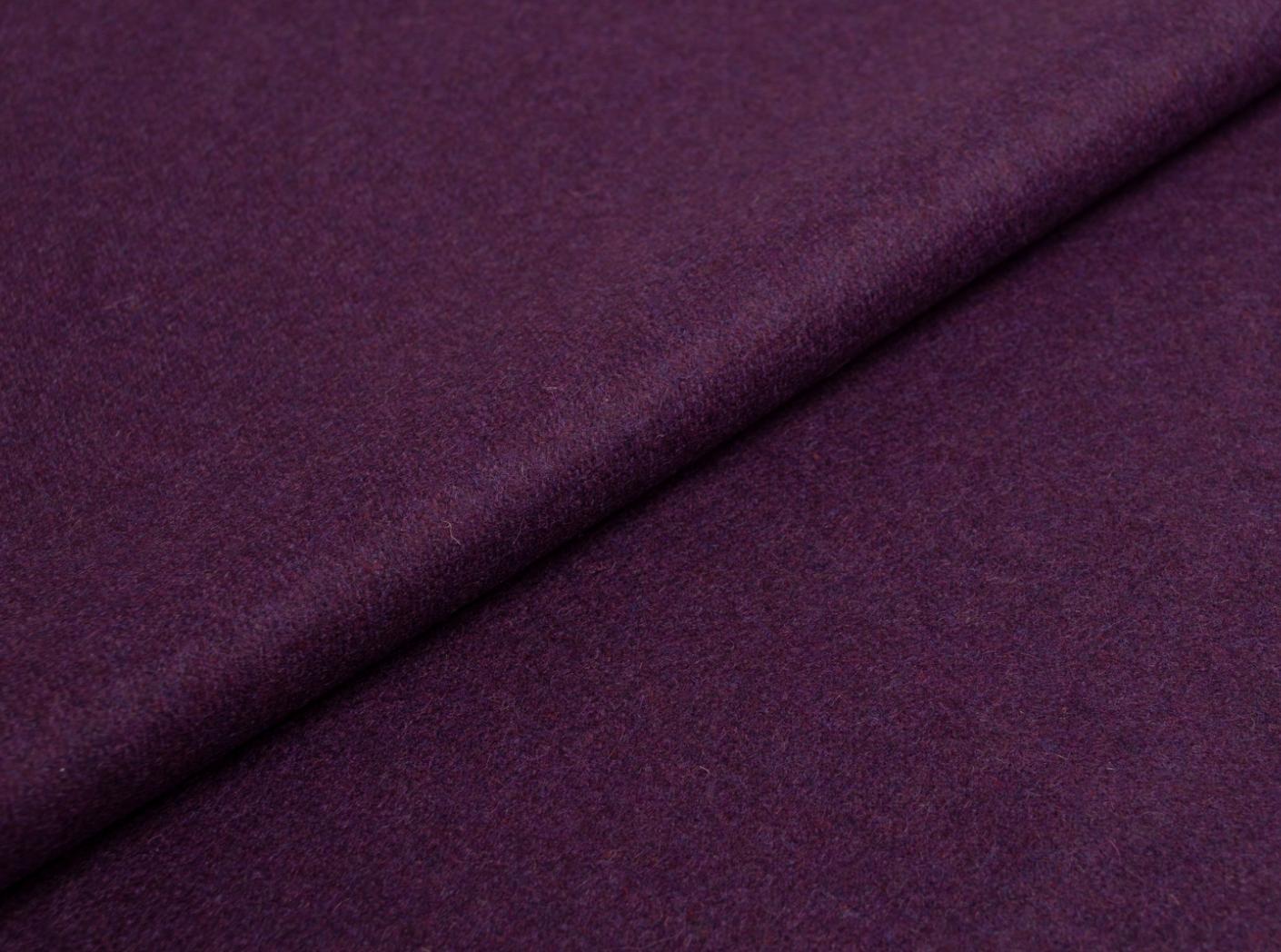 Tyg Wooly 2255 Dark lilac  Tyg Wooly 2255 Dark lilac