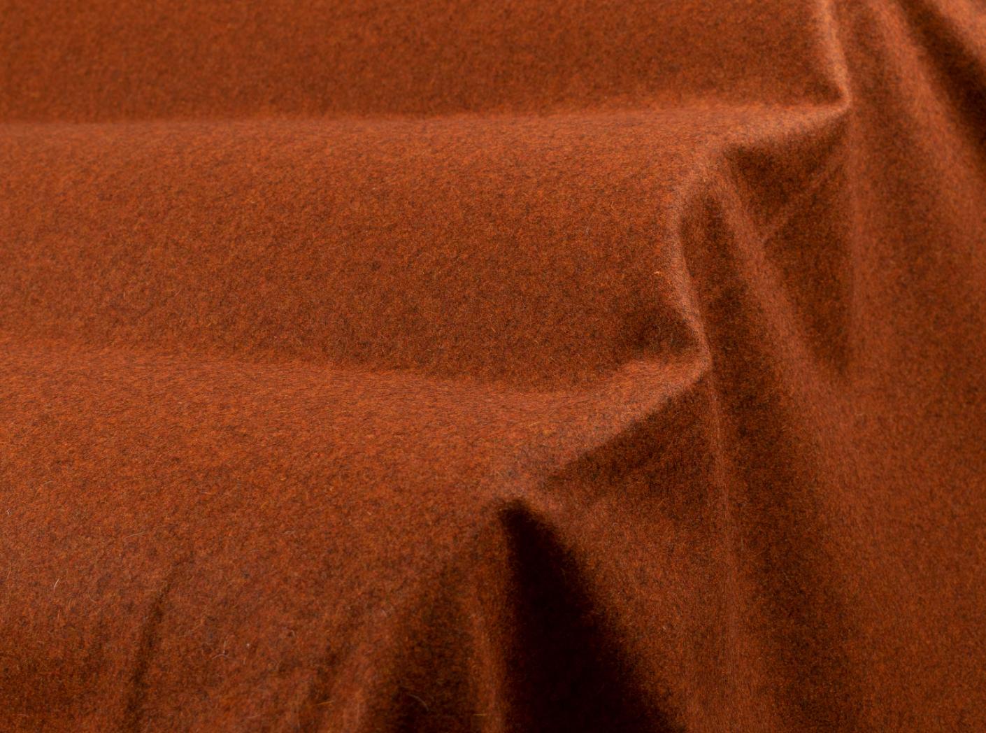 Tyg Wooly Plus 1040 Brick melange Tyg Wooly Plus 1040 Brick melange