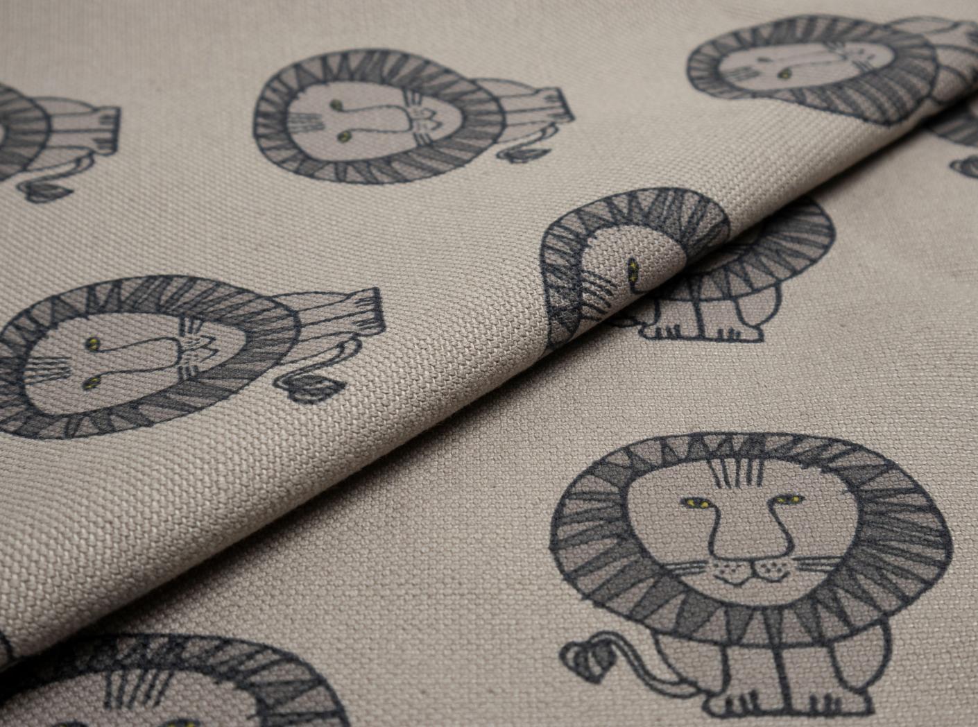 Tyg LEO Grey / 3790 Linen Tyg LEO Grey / 3790 Linen