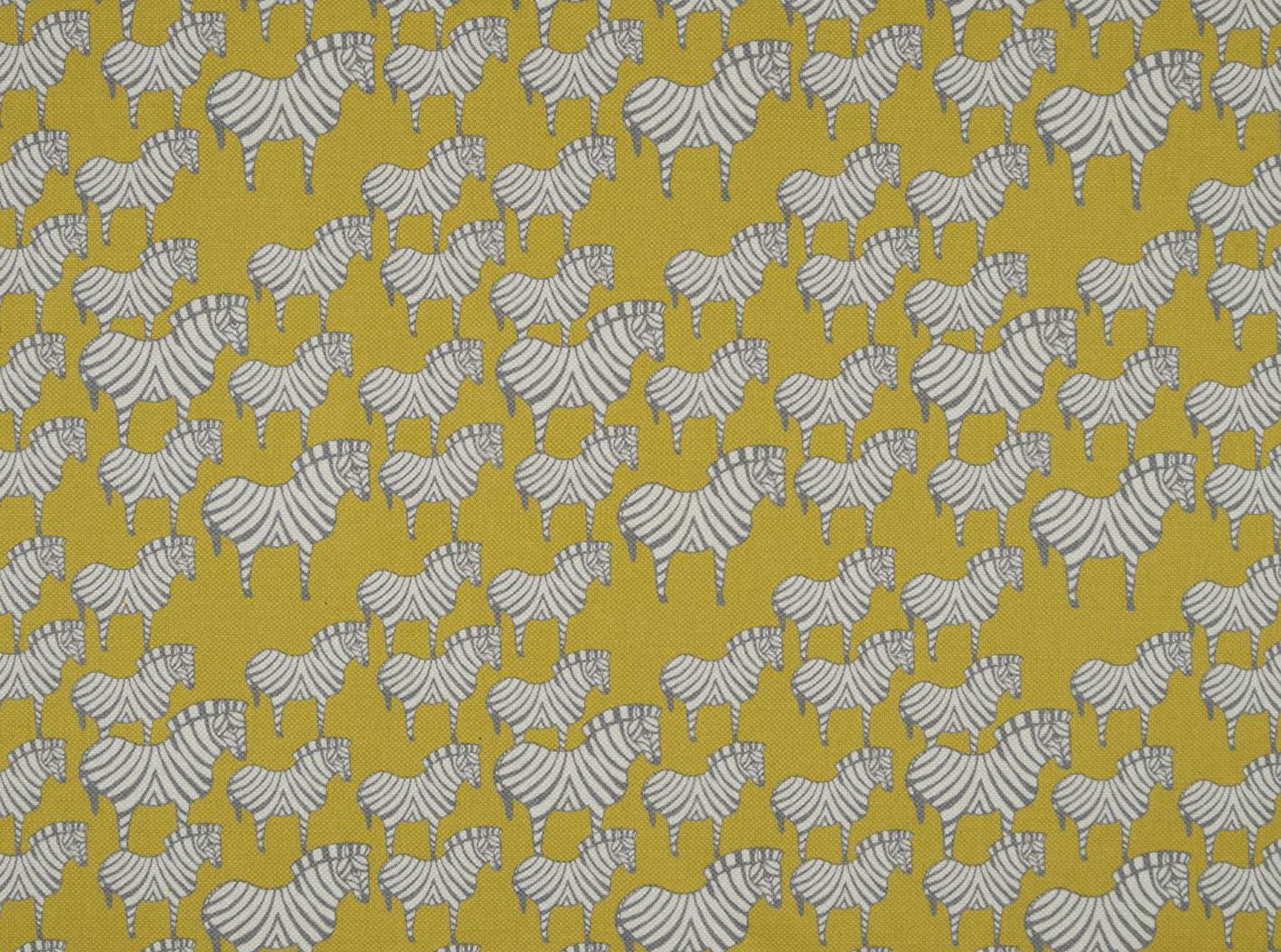 Tyg ZEBRA Grey-lime / 9999 Cream Tyg ZEBRA Grey-lime / 9999 Cream