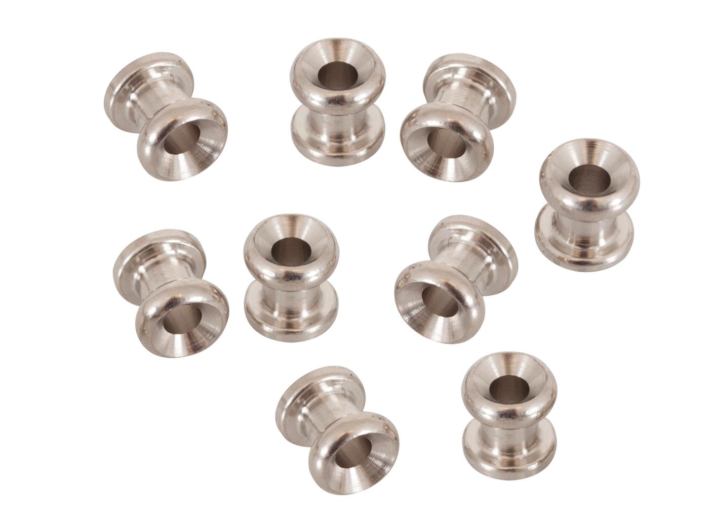 Norsk knapp Nickel, Ø10mm, 12mm, 25st/fp Norsk knapp Nickel, Ø10mm, 12mm, 25st/fp