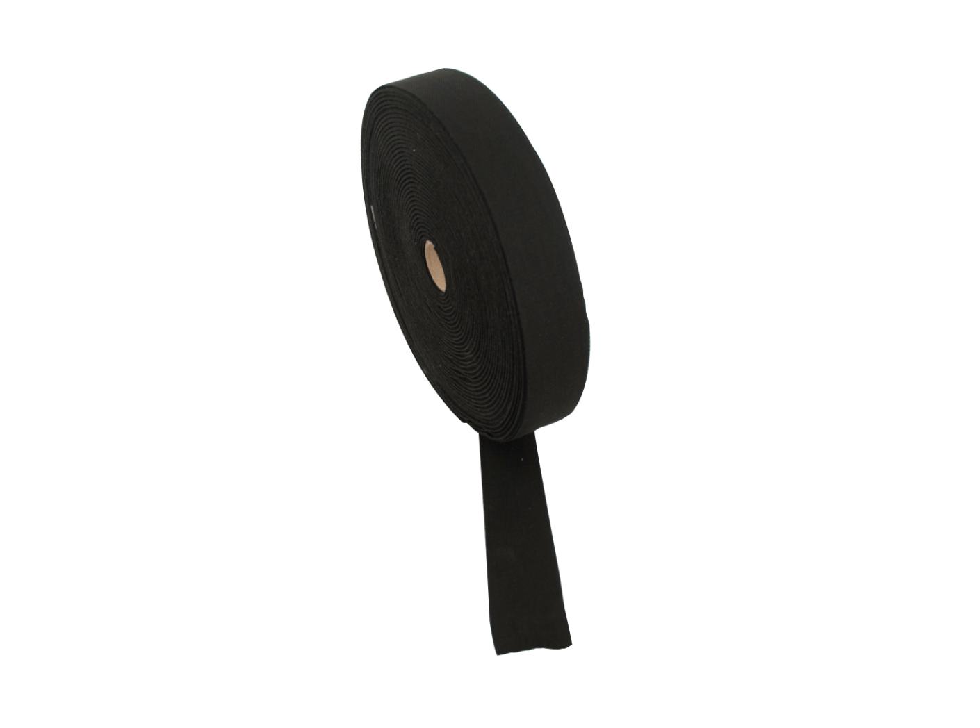 Bomullsband Black, 30mm, 50m/rl Bomullsband Black, 30mm, 50m/rl