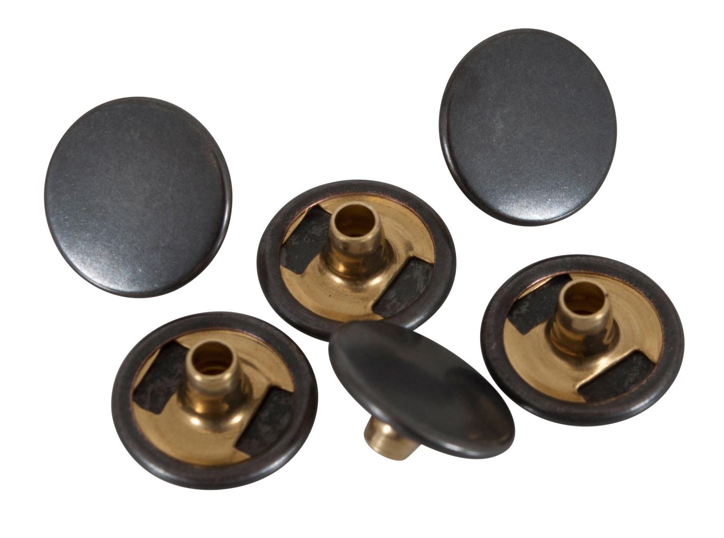Tryckknappsdel Calott Oxiderad Tryckknappsdel Calott Oxiderad