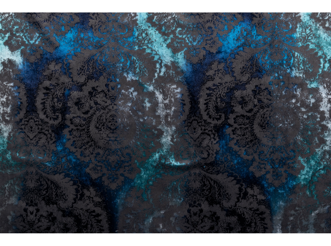 Tyg Barok Medallion 406 Blu Tyg Barok Medallion 406 Blu