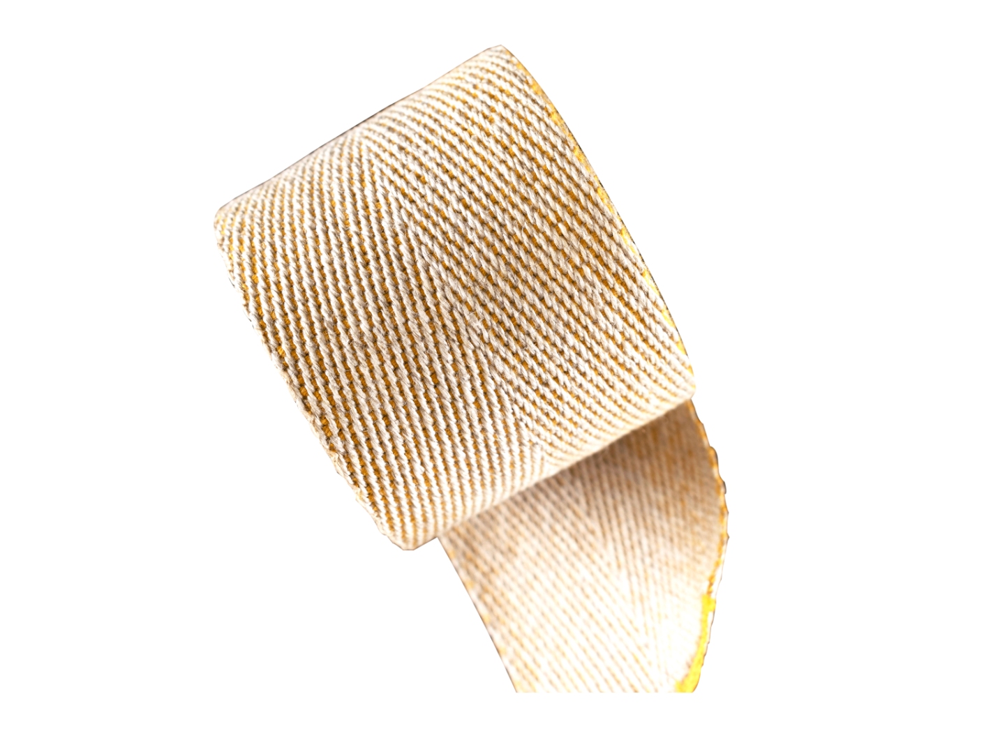 Linnesadelgjord Nature/Yellow, 50mm, 25m/rl Linnesadelgjord Nature/Yellow, 50mm, 25m/rl