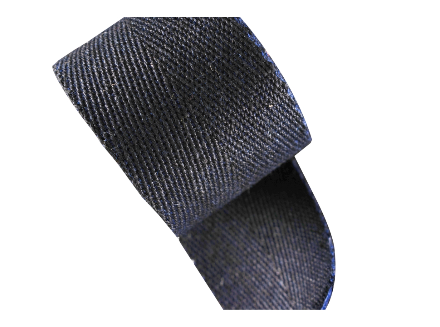 Linnesadelgjord Black/Marine, 50mm, 25m/rl Linnesadelgjord Black/Marine, 50mm, 25m/rl