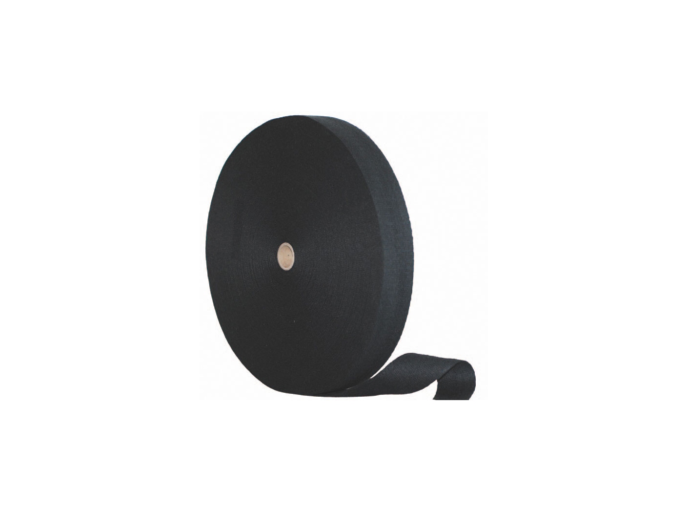 Linnesadelgjord Black, 50mm, 50m/rl Linnesadelgjord Black, 50mm, 50m/rl