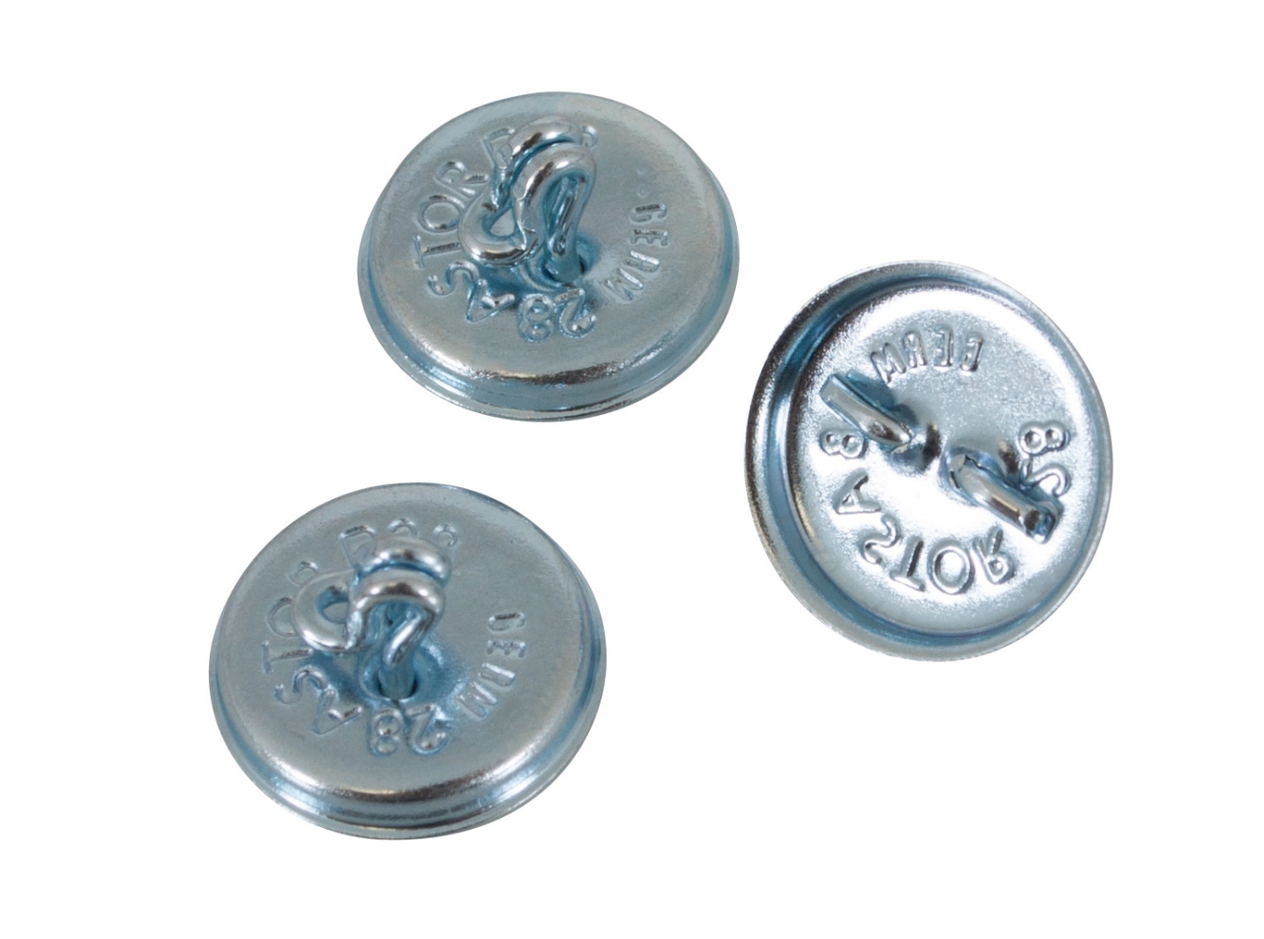 Knappform A36 underdel krok, Ø19,1mm, 500st/fp Knappform A36 underdel krok, Ø19,1mm, 500st/fp