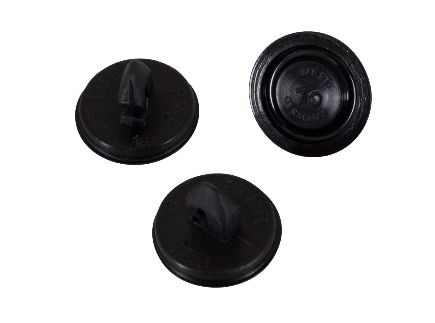 Knappform A44 underdel krok plast, Ø24,8mm, 1000st/fp Knappform A44 underdel krok plast, Ø24,8mm, 1000st/fp
