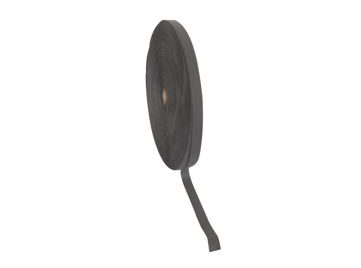 Bomullsband Grey, 15mm, 100m/rl Bomullsband Grey, 15mm, 100m/rl