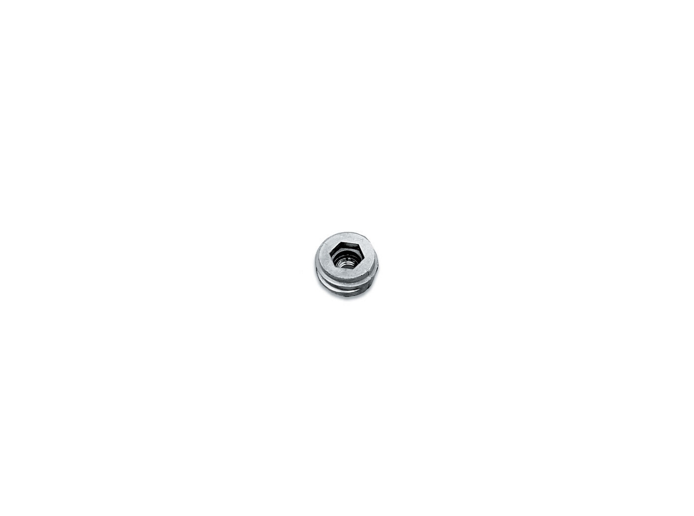 Fästbeslag Kea rund med M8 mutter, Ø22mm Fästbeslag Kea rund med M8 mutter, Ø22mm