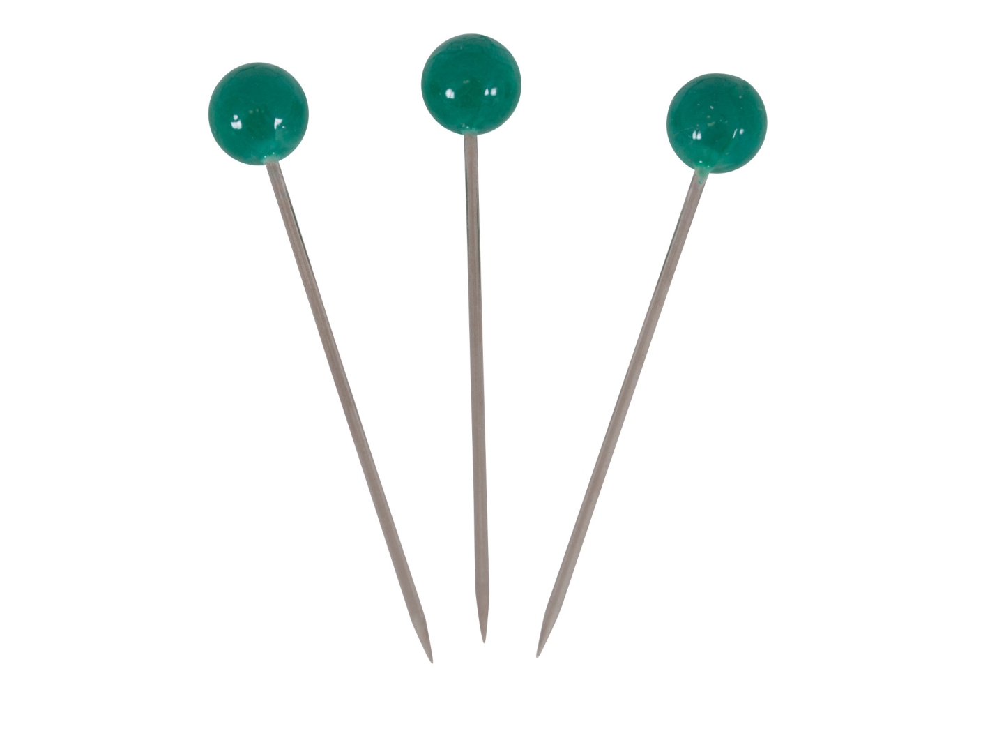 Häftnål no 2 Green, 38mm, 100st/fp Häftnål no 2 Green, 38mm, 100st/fp