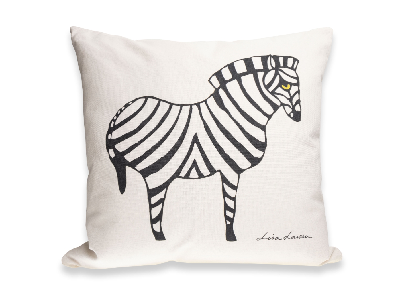 Kuddfodral ZEBRA Svart på Off-white 50x50 Kuddfodral ZEBRA Svart på Off-white 50x50