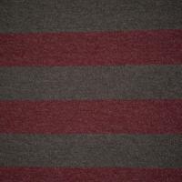 Tyg Barnum Stripe 22 Burgundy/Shale