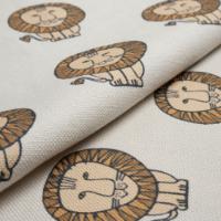 Tyg LEO Brown / 9999 Cream