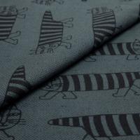 Tyg MIKEY Black / 12086 Dark soda