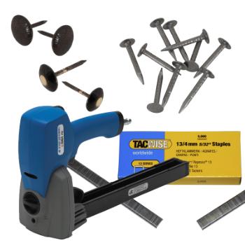 Häftpistoler, klammer & spik