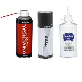 Lack, Silicon, Teflon m.m.