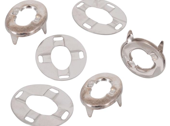 Kapellöljett komplett med nabbar Förnicklad, oval, 100st/fp Kapellöljett komplett med nabbar Förnicklad, oval, 100st/fp