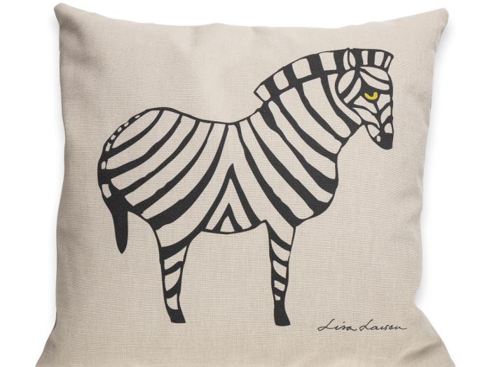 Kuddfodral ZEBRA Svart på Sand 40x40 Kuddfodral ZEBRA Svart på Sand 40x40